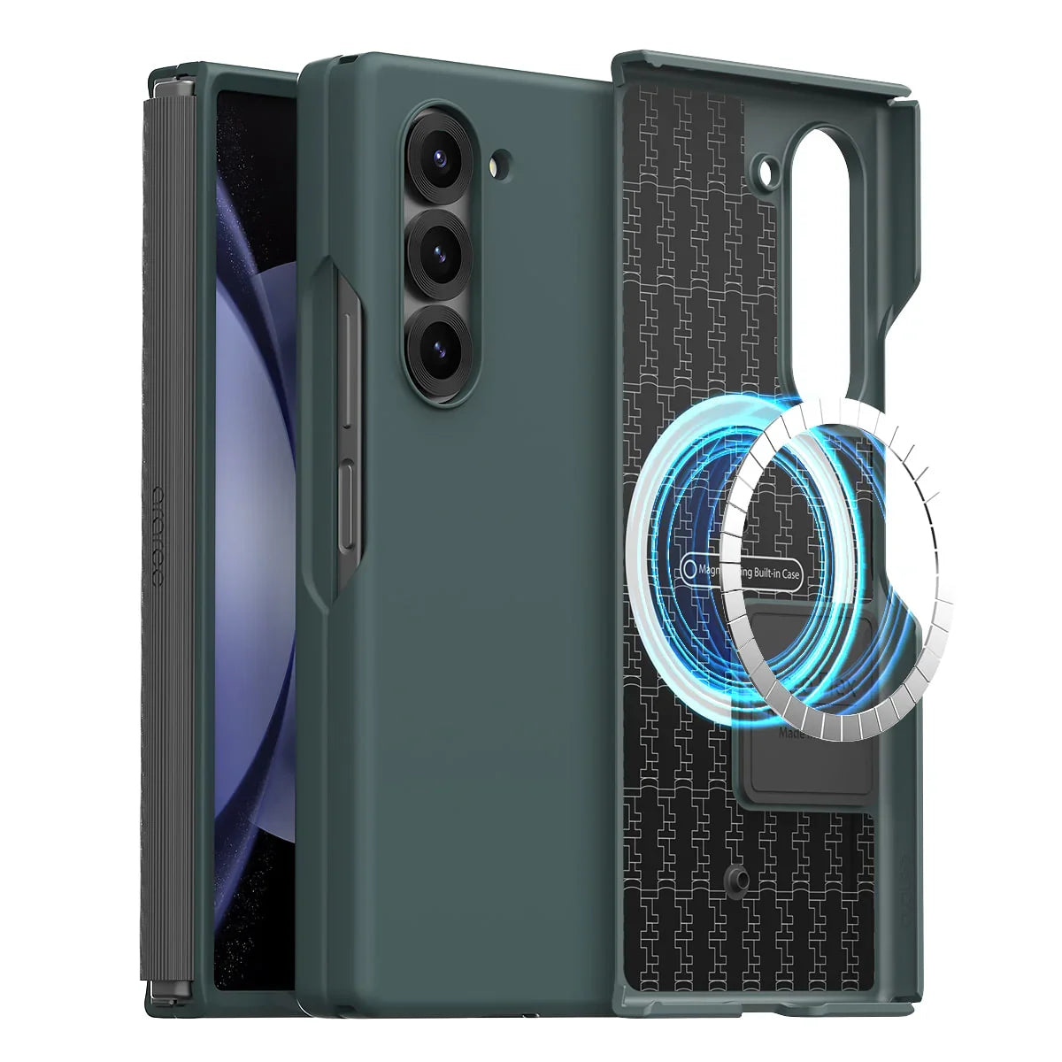 Araree Samsung Z Fold 6 Aero Flex Magsafe Case - Green - Tashqila Araree Samsung Z Fold 6 Aero Flex Magsafe Case - Green - Tashqila